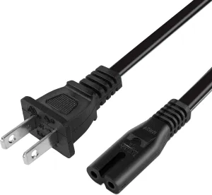 12FT Power Cord Compatible Xbox Series X, Xbox Series S, Xbox One S/X, Samsung TCL LG Sharp TV, Sony PS3 PS4 PS5 Game Console[UL Listed]