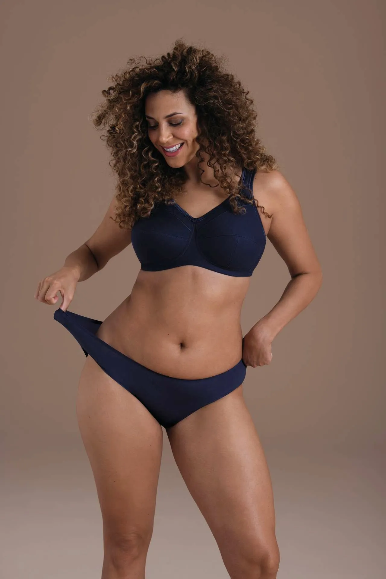 Anita Jana Comfort Cotton Wireless Bra | BLUE