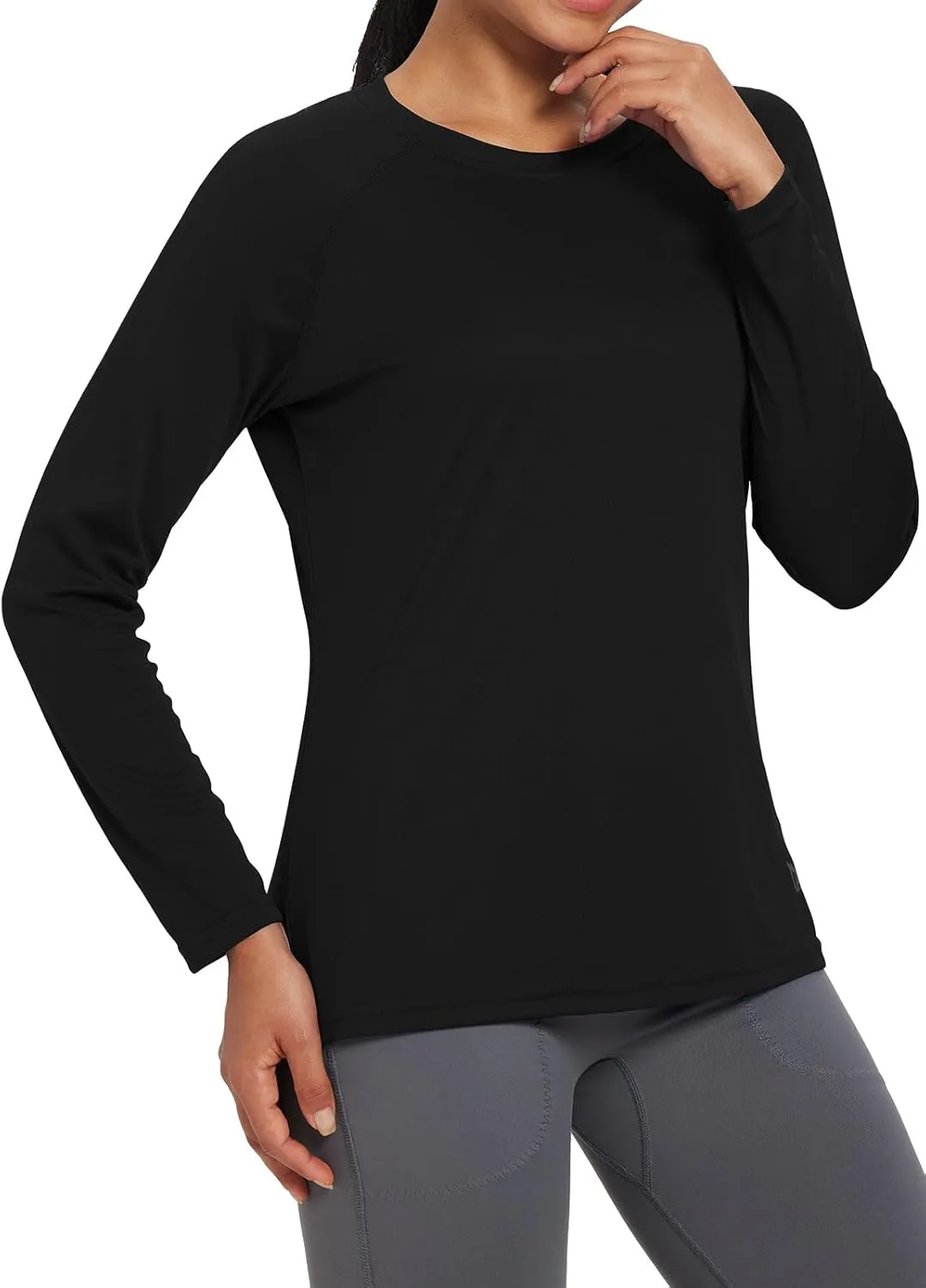 baleaf Women's UPF 50  Sun Shirts Long Sleeve UV Protection Rash Guard Lightweight Quick Dry SPF Hiking Tops Outdoor