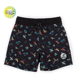 Black Board Shorts-Nano