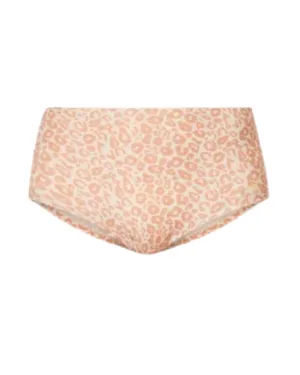 Chantelle Neutral Leopard Print Seamless One Size Fits All Hipster