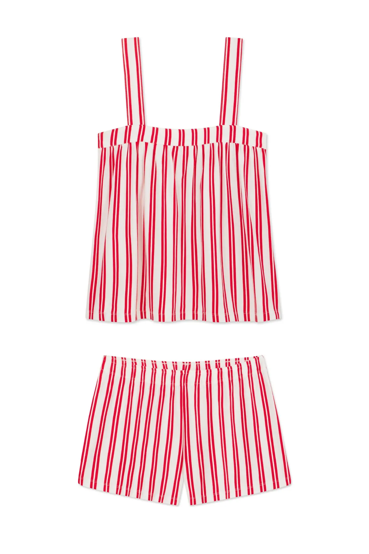 DreamModal Daydream Shorts Set in Geranium Regalia Stripe