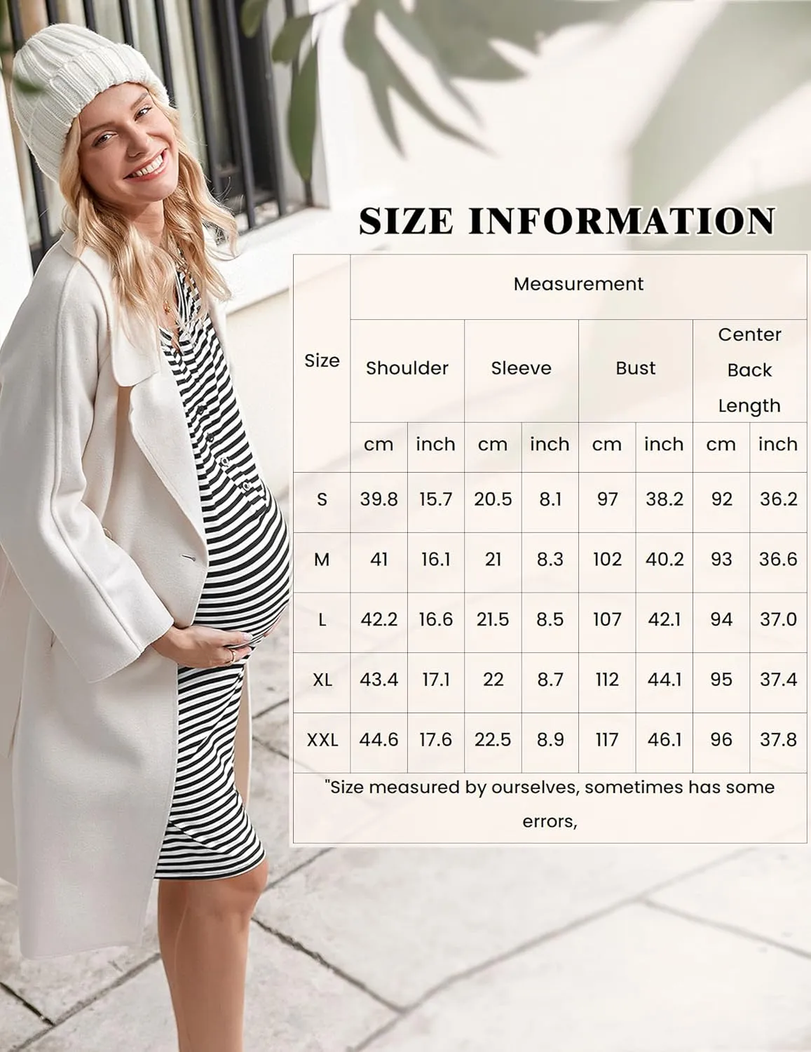 Ekouaer Nursing Nightgown Striped Women Short Sleeve Breastfeeding Sleep Dress Maternity Delivery/Labor Gown