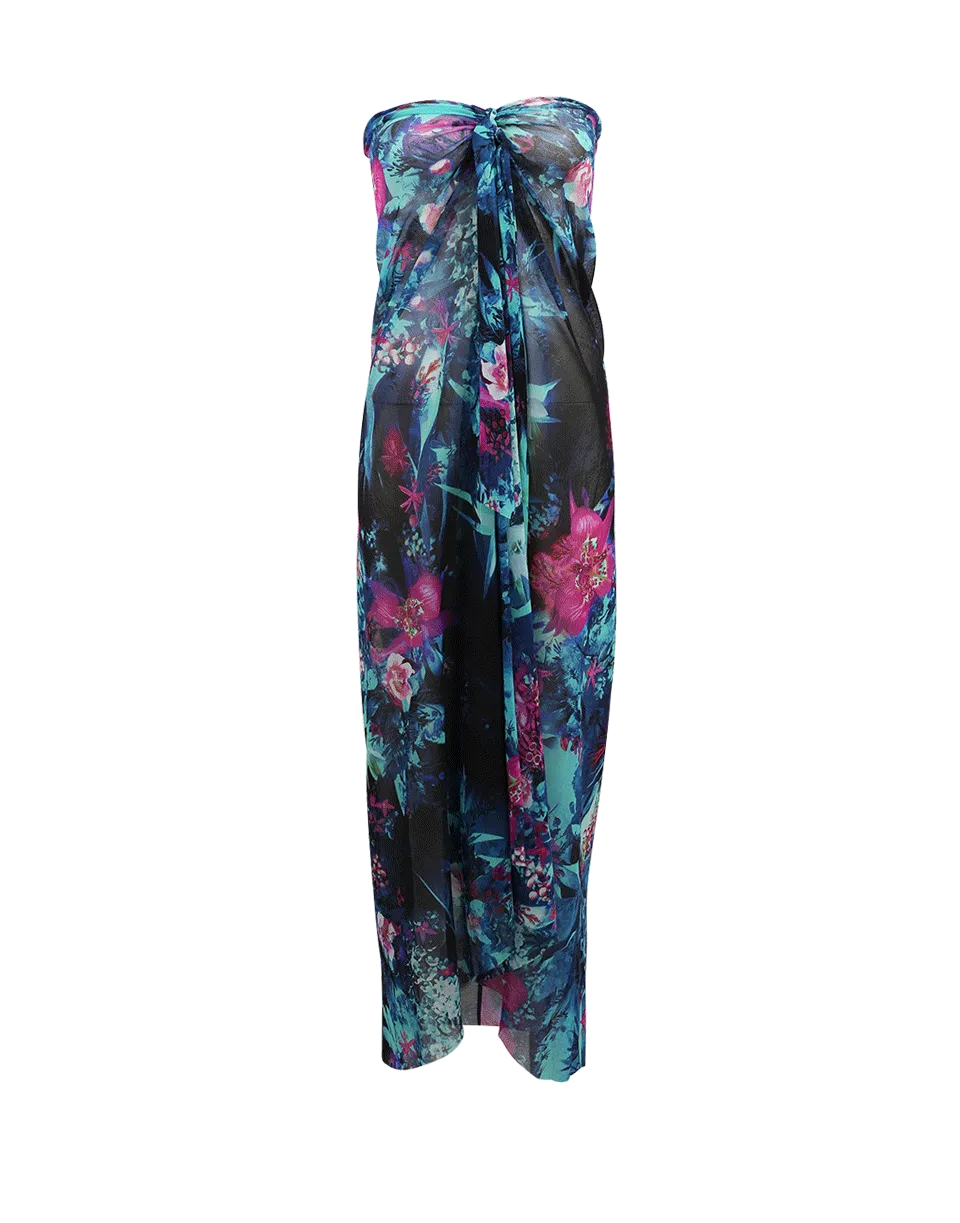 Floral Beach Coverup