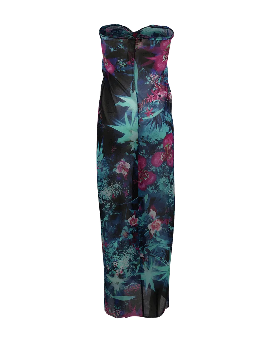 Floral Beach Coverup