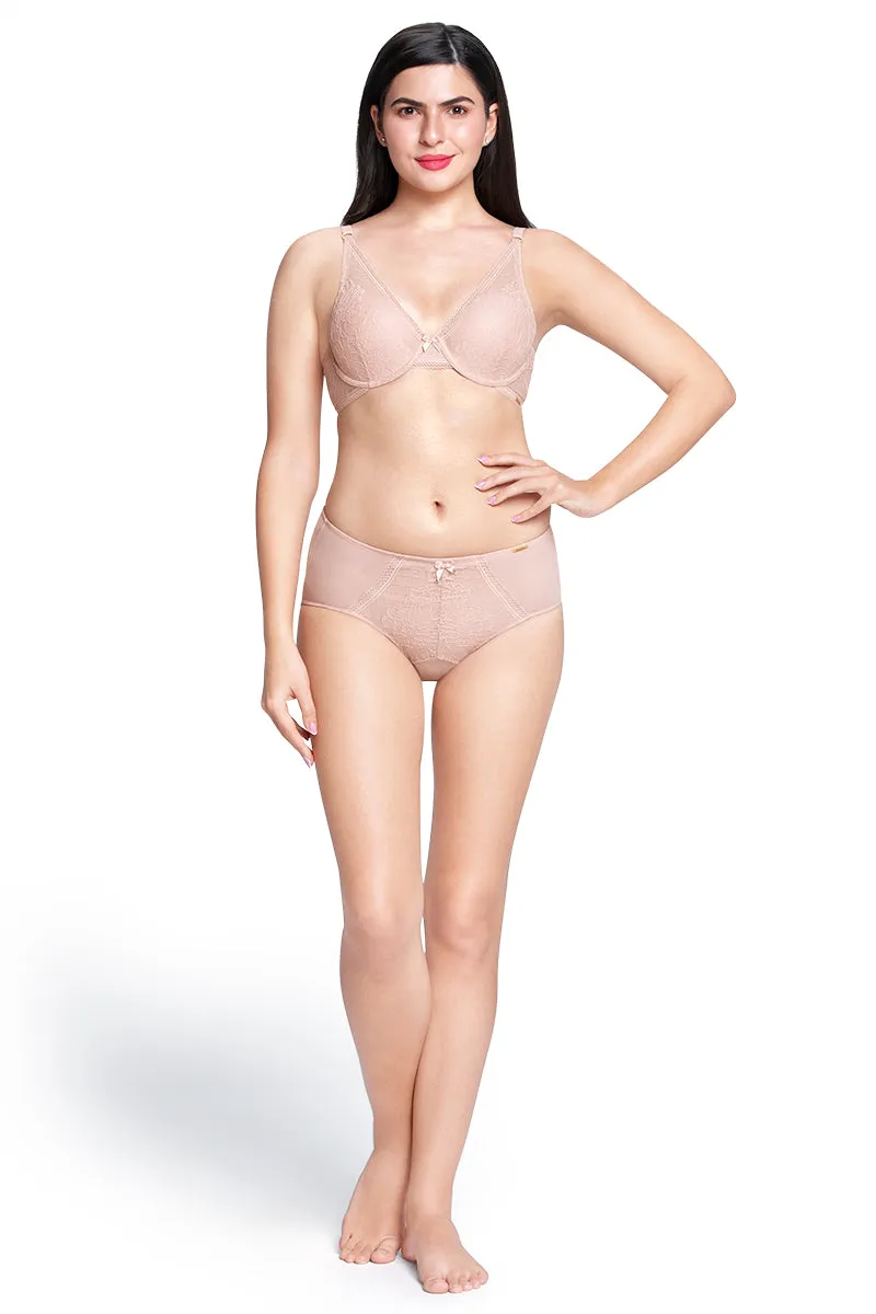 High Apex Lace Hipster Panty