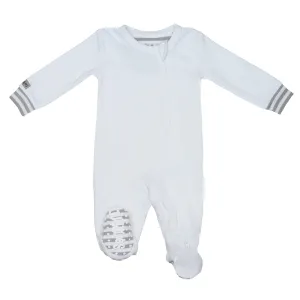 Juddlies - Organic Sleeper- White/Grey