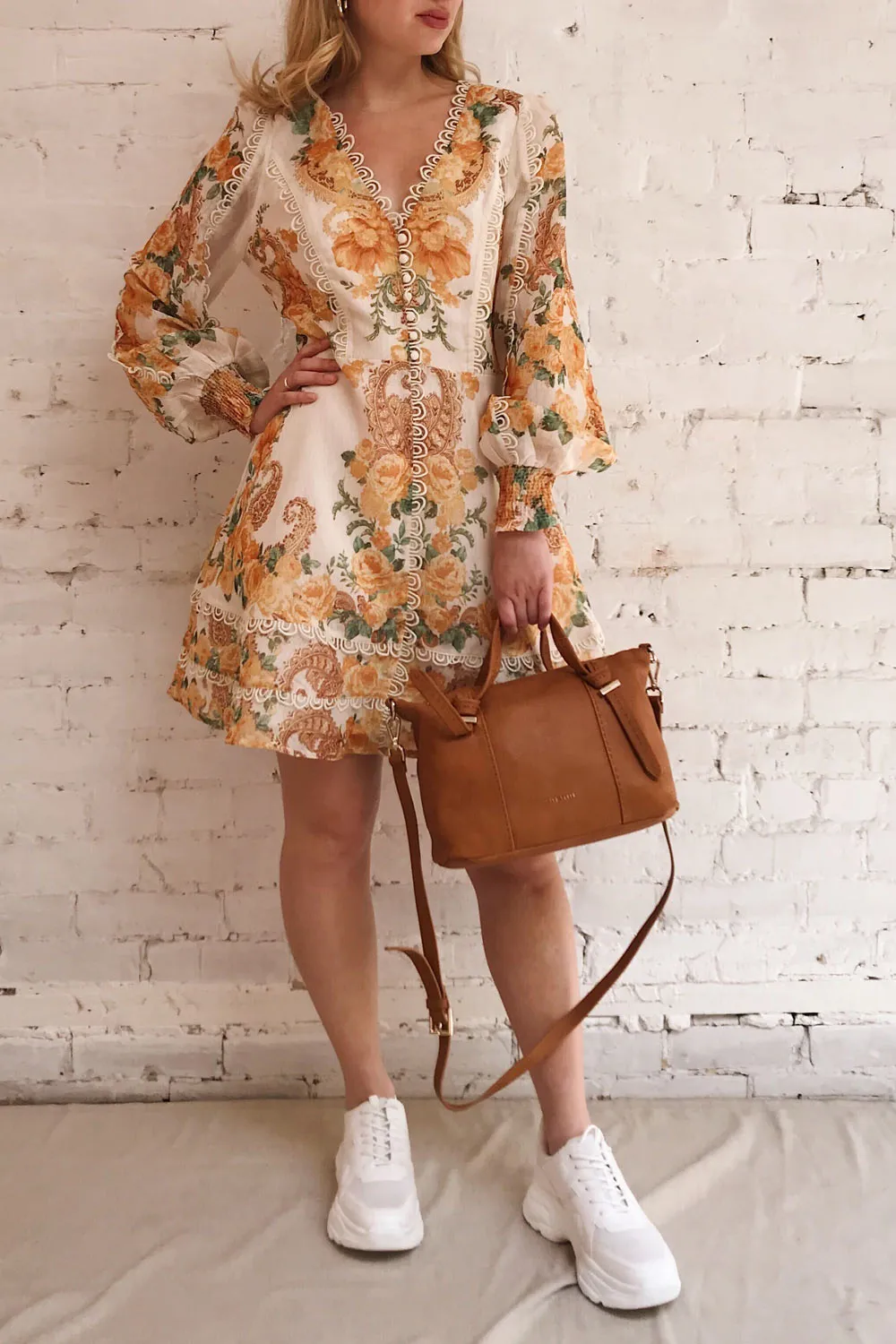 Kimanie | Yellow Floral Dress