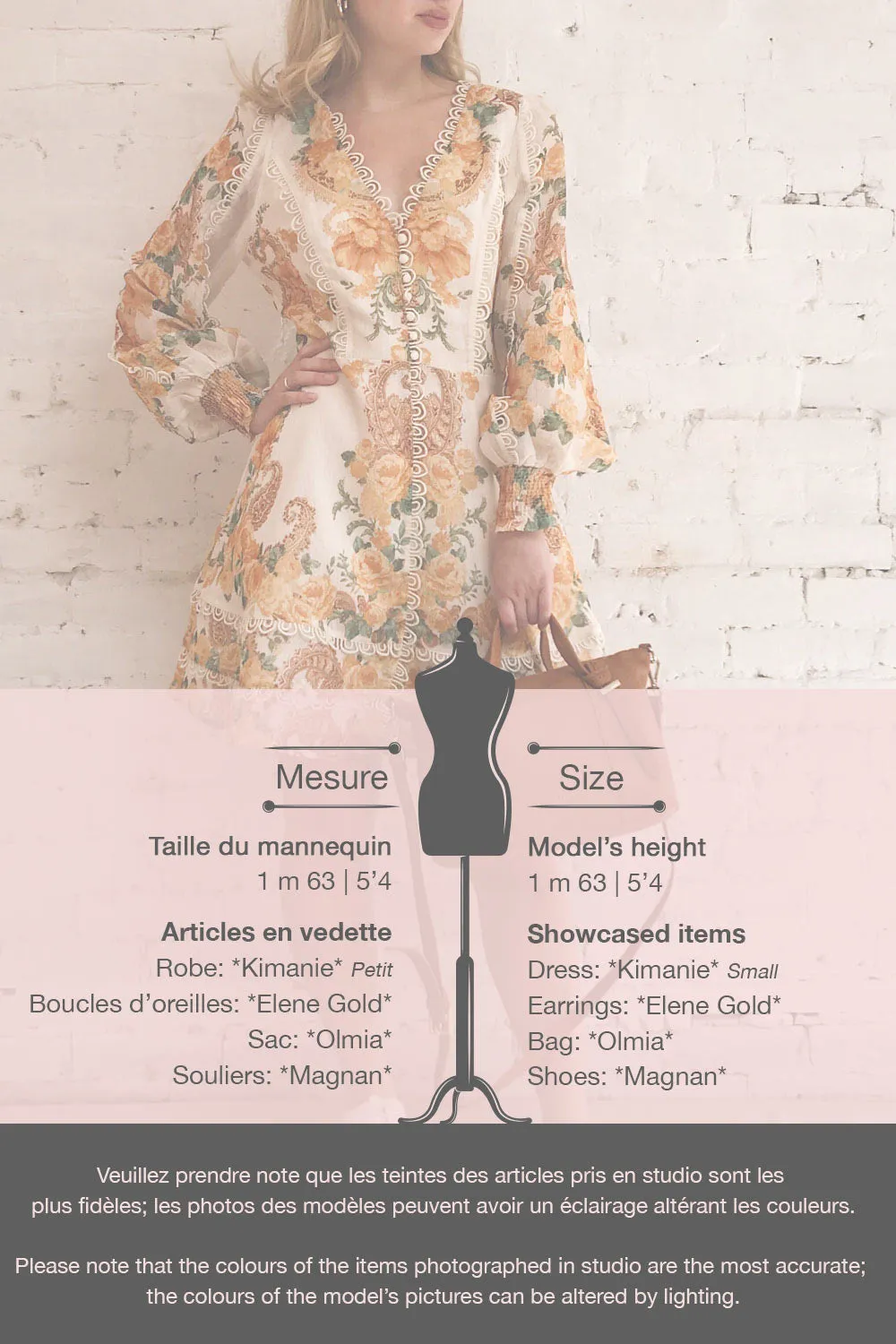 Kimanie | Yellow Floral Dress