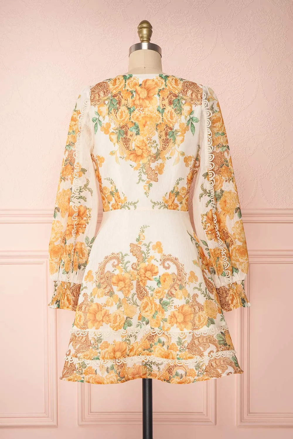 Kimanie | Yellow Floral Dress