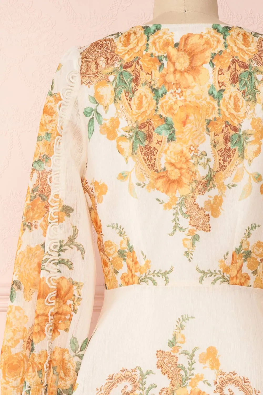 Kimanie | Yellow Floral Dress