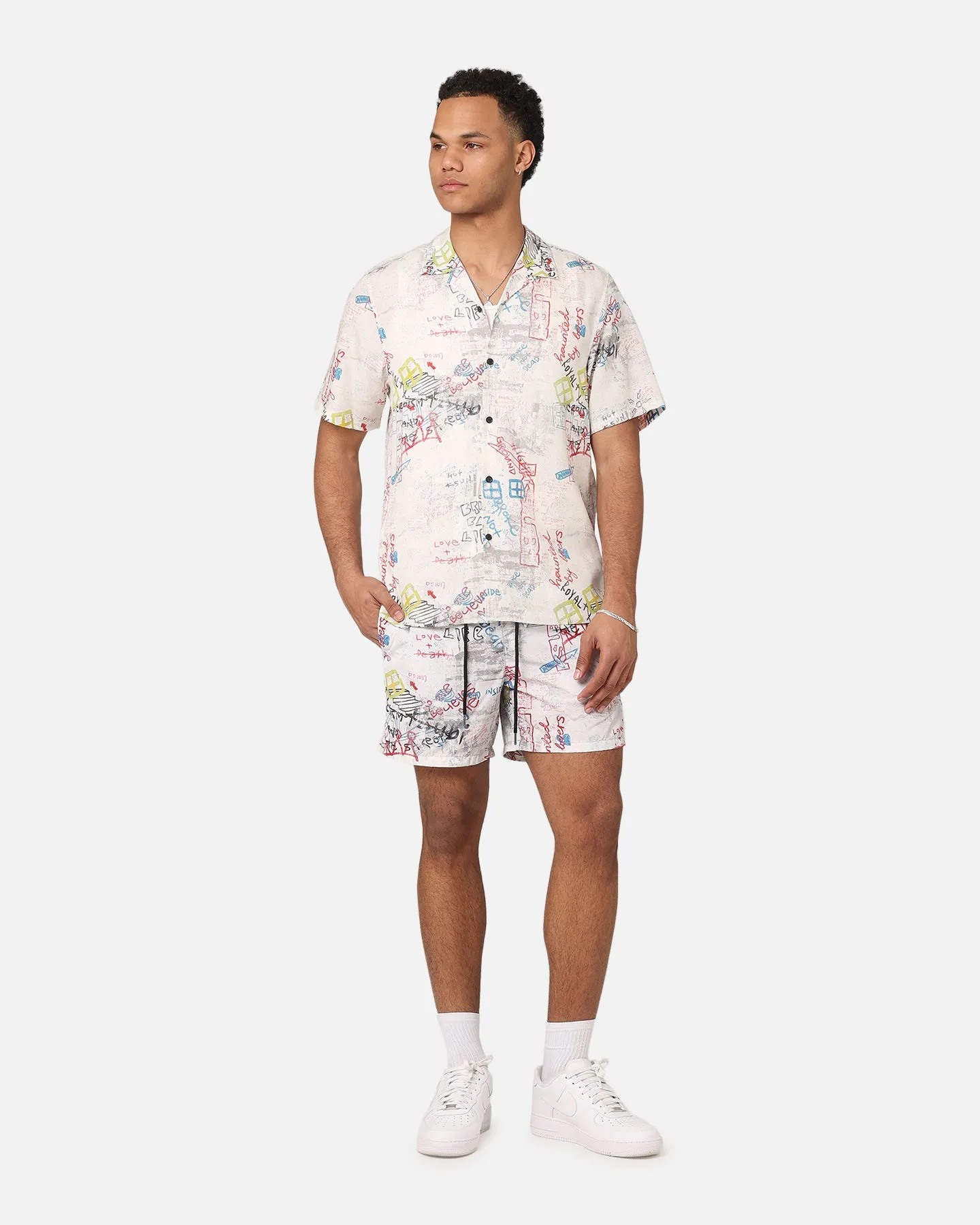 Ksubi Skrawler Board Shorts White