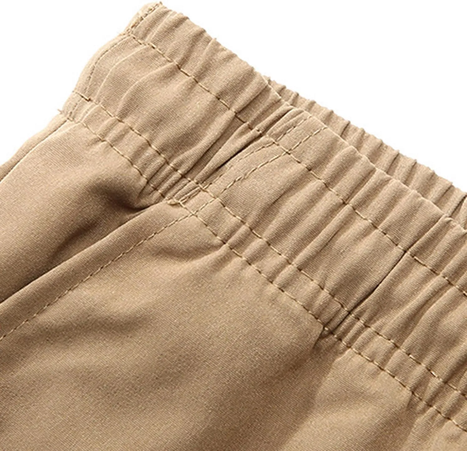 Men's Athletic Cargo Shorts with Pockets Quick Dry Running Workout Gym Elastic Lightweight Basketball Trunks