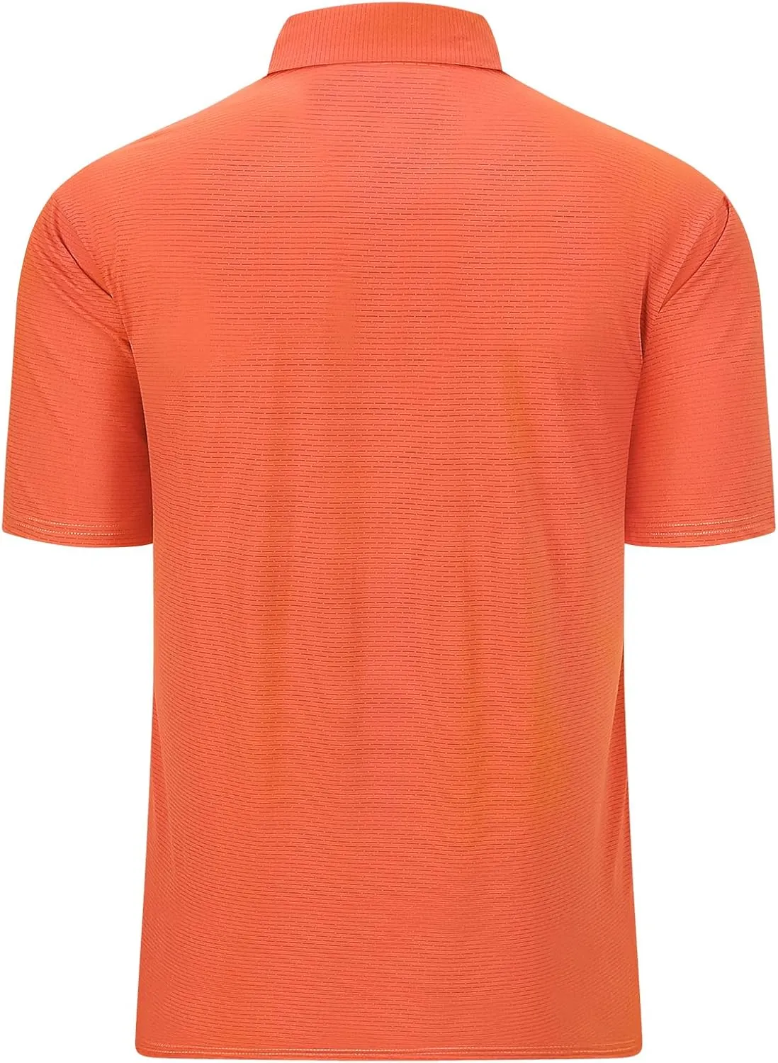 Men's Short Sleeve Polo Shirt Stretch Solid Performance Golf Shirts Moisture Wicking Athletic Casual Collared T-Shirt