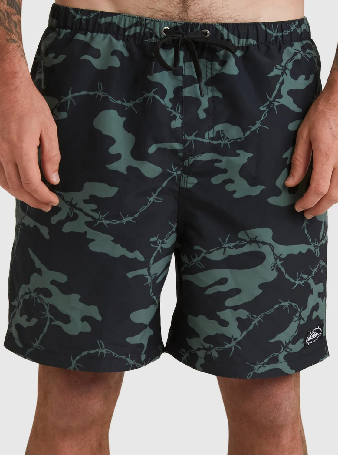 Mikey 18" Swim Trunks - Black