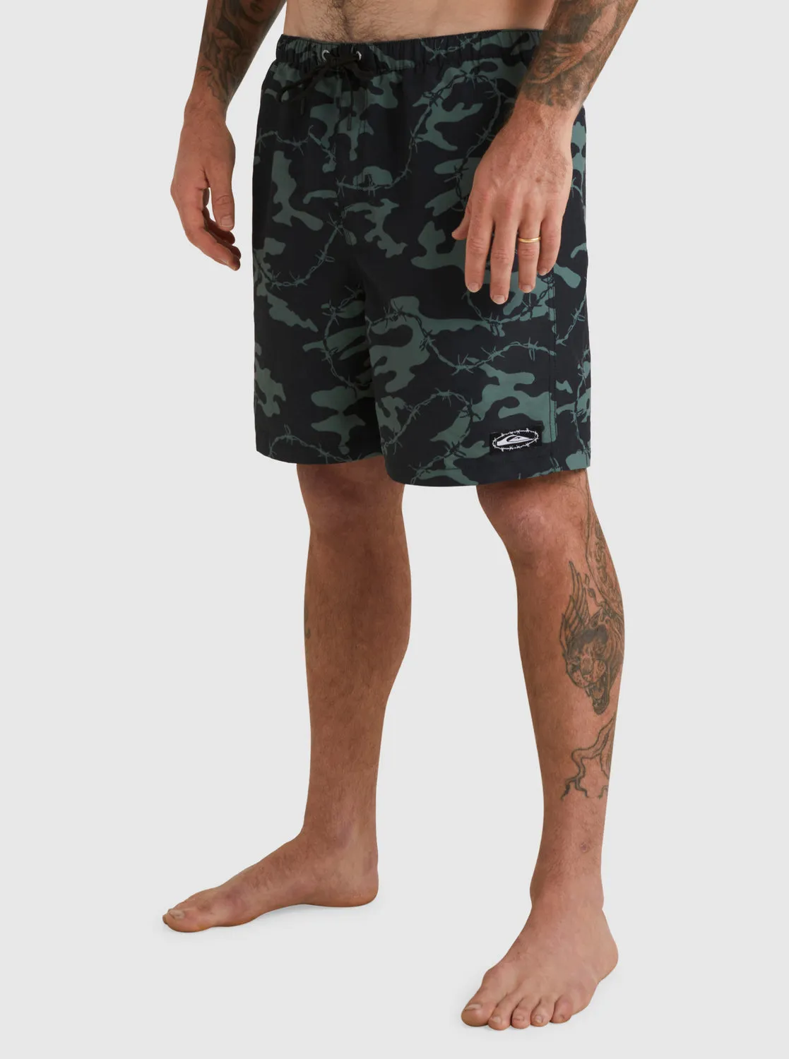Mikey 18" Swim Trunks - Black