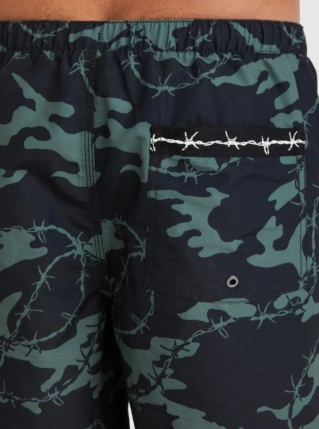 Mikey 18" Swim Trunks - Black