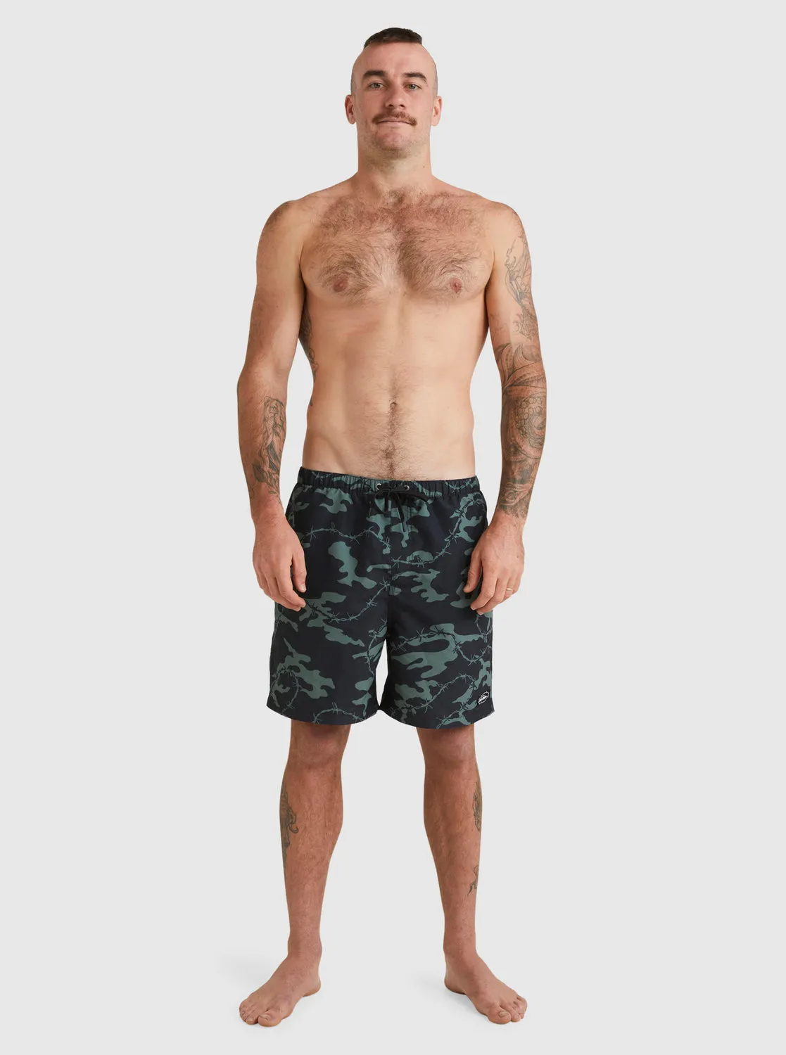 Mikey 18" Swim Trunks - Black