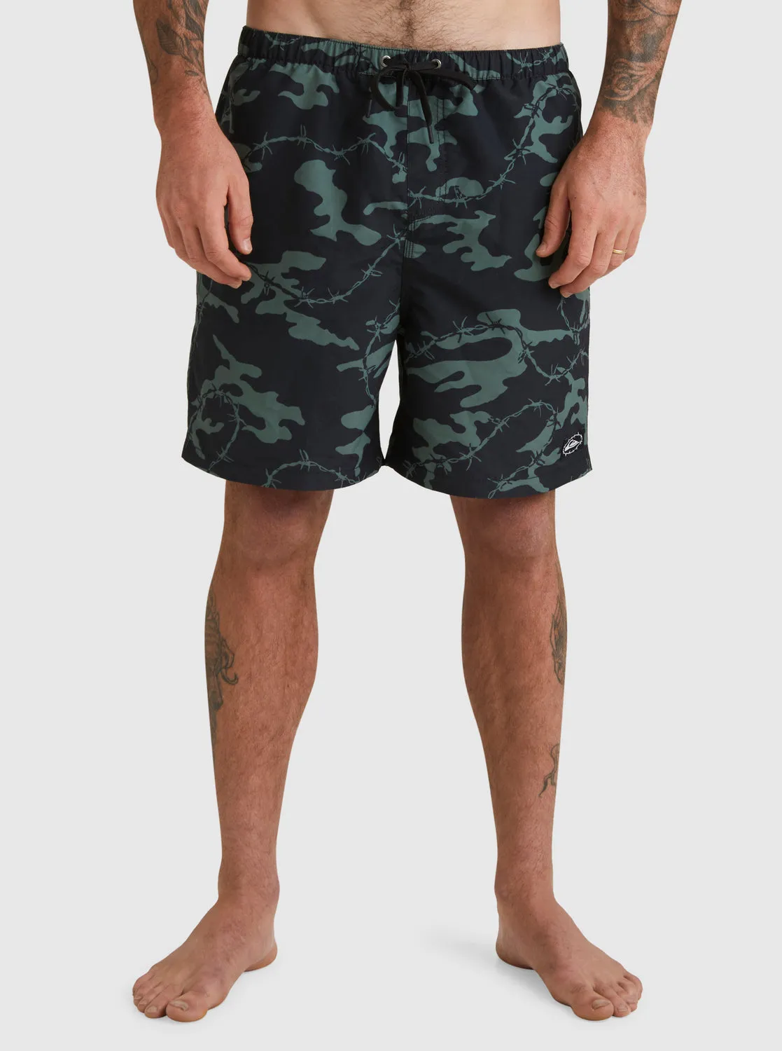 Mikey 18" Swim Trunks - Black
