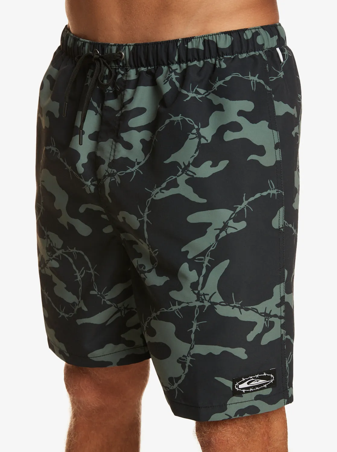 Mikey 18" Swim Trunks - Black