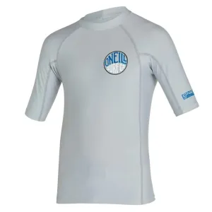 O'Neill Boys Short Sleeve Rash Vest RG3345OA3CGR - Coolgray