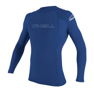 Oneill YOUTH BASIC SKINS Rashguard  L/S CREW 3346 UPF 50  - Pacific Blue
