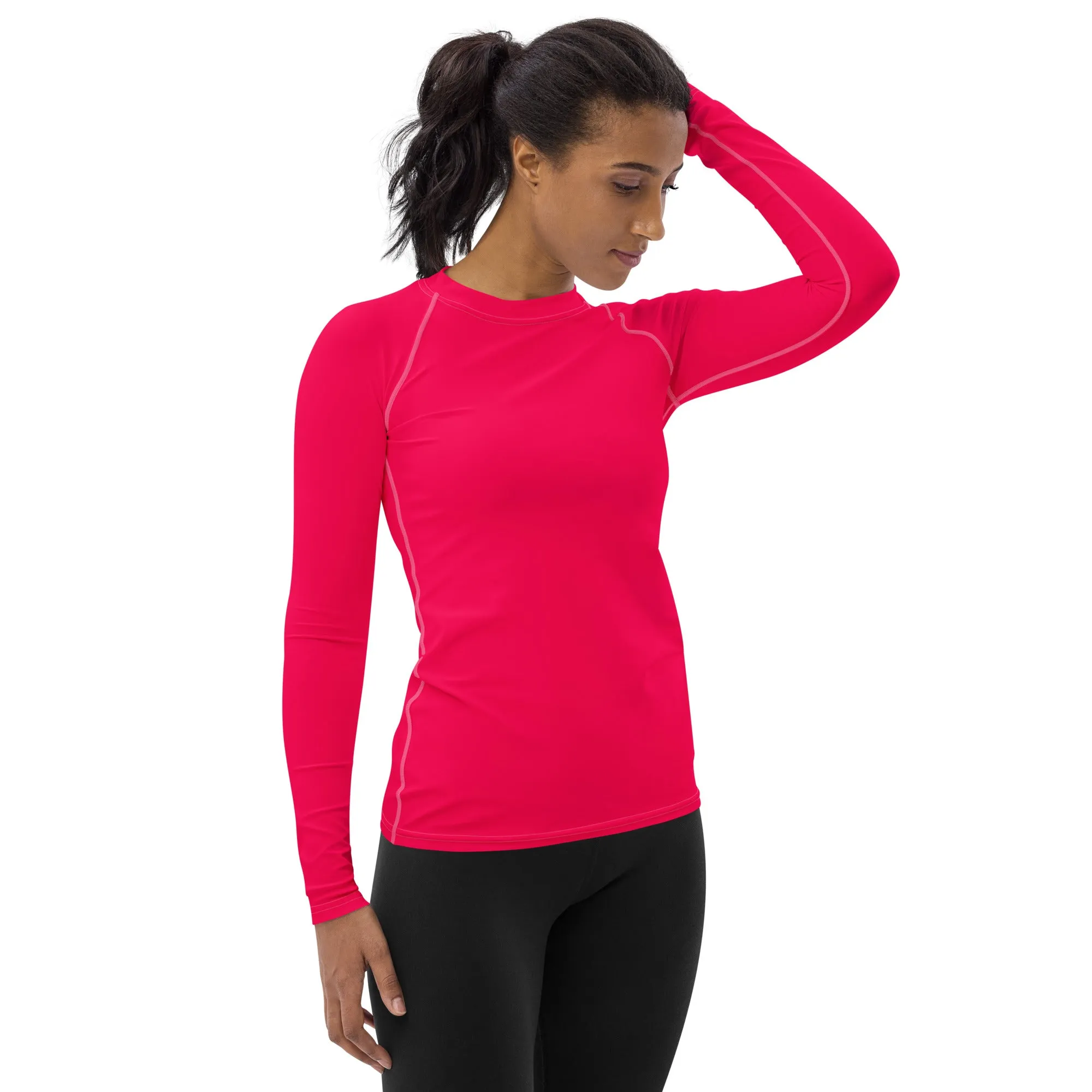 Pink Women's Rash Guard