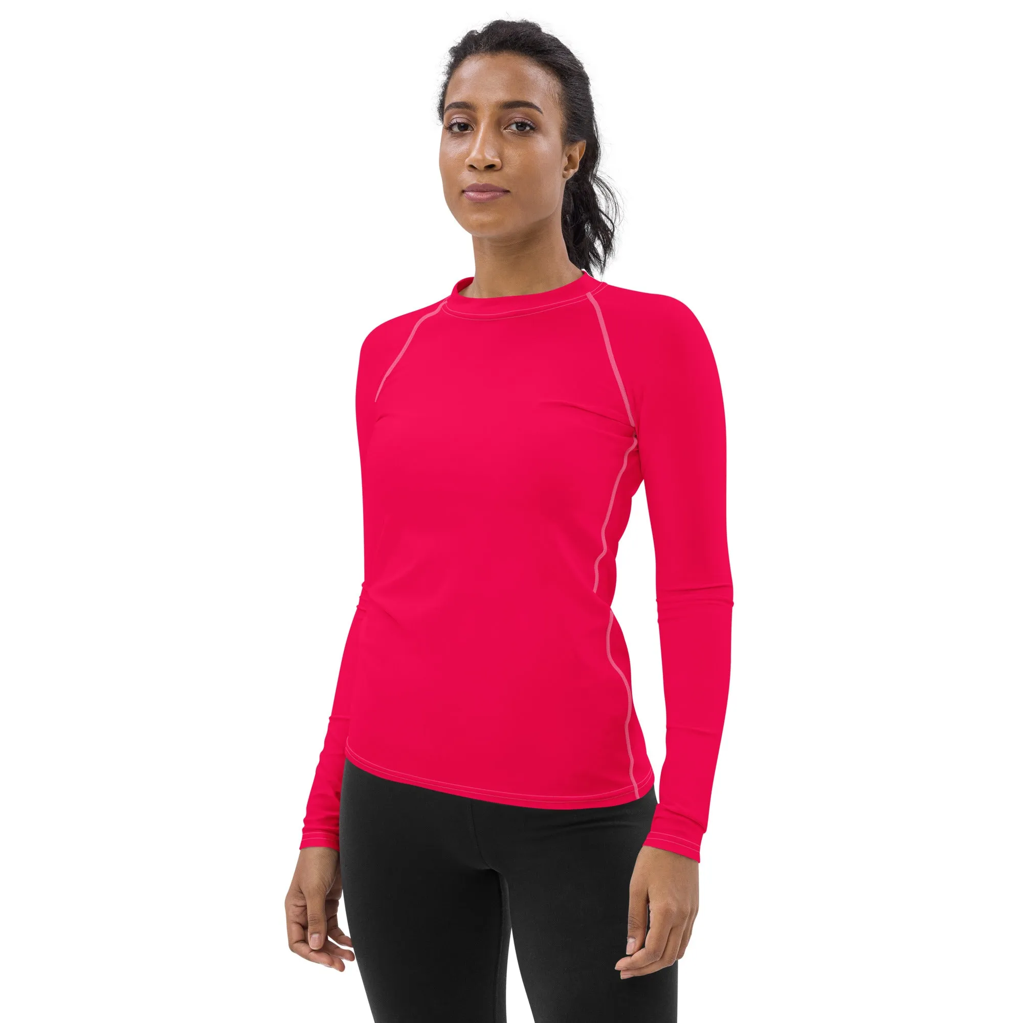 Pink Women's Rash Guard