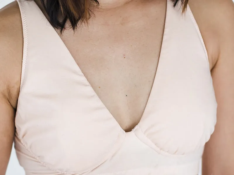 Portia Wireless Bra, Blush