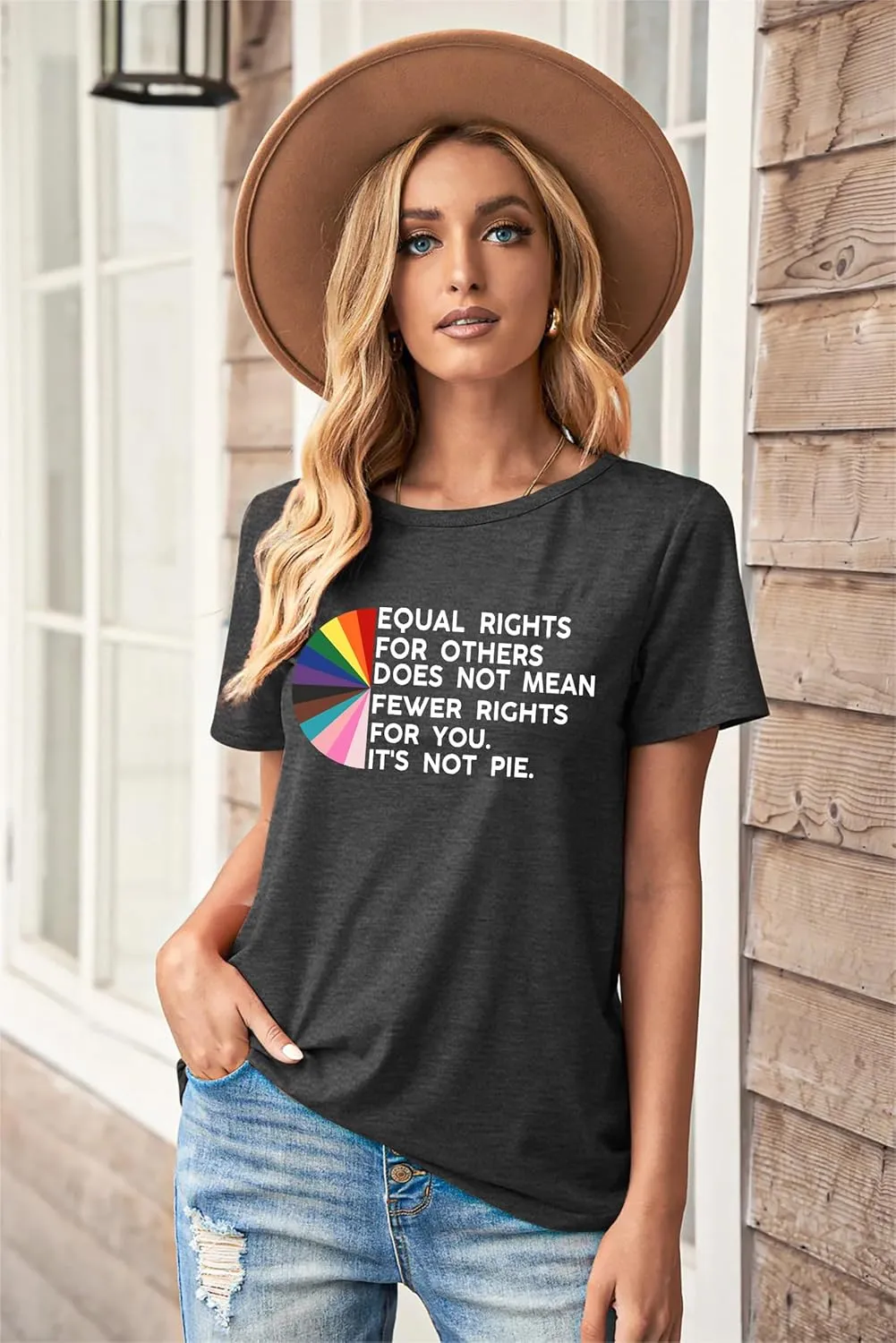 Pride Shirts: Women LGBT Gay Pride Shirt Be Careful Who You Hate It Could Be Someone You Love T-Shirt Lesbian Tee Tops