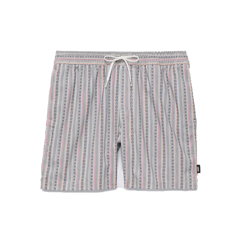Primary Stripe Board Shorts Oatmeal/Black