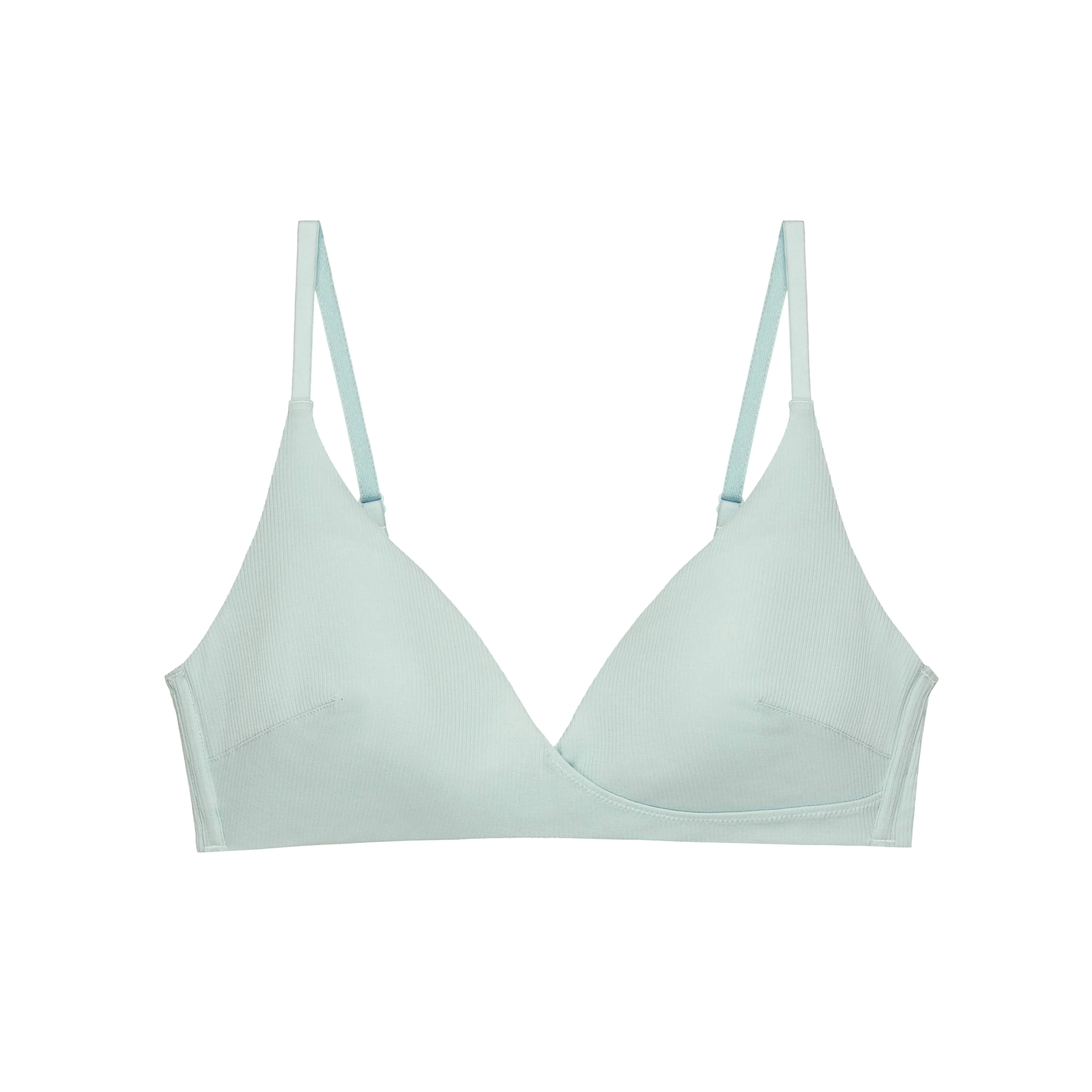 Pure Comfort Ribbed Plunge Bra