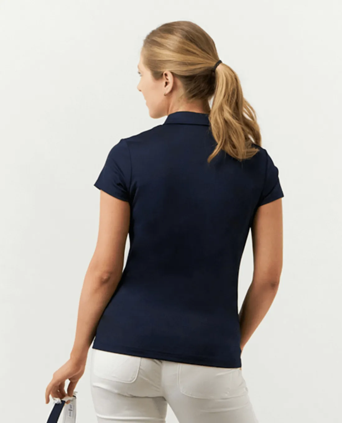PURE GOLF Thrive Cap Sleeve Polo 051 Navy