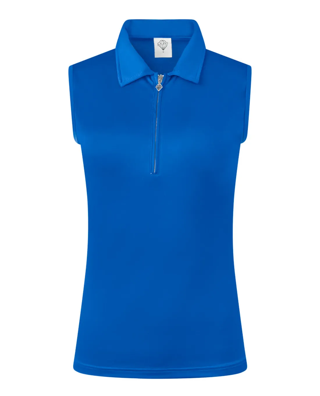 PURE GOLF Thrive Sleeveless Polo 011 Royal Blue
