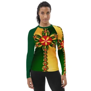 "Happy Holidays" Collection - Women's Rash Guard