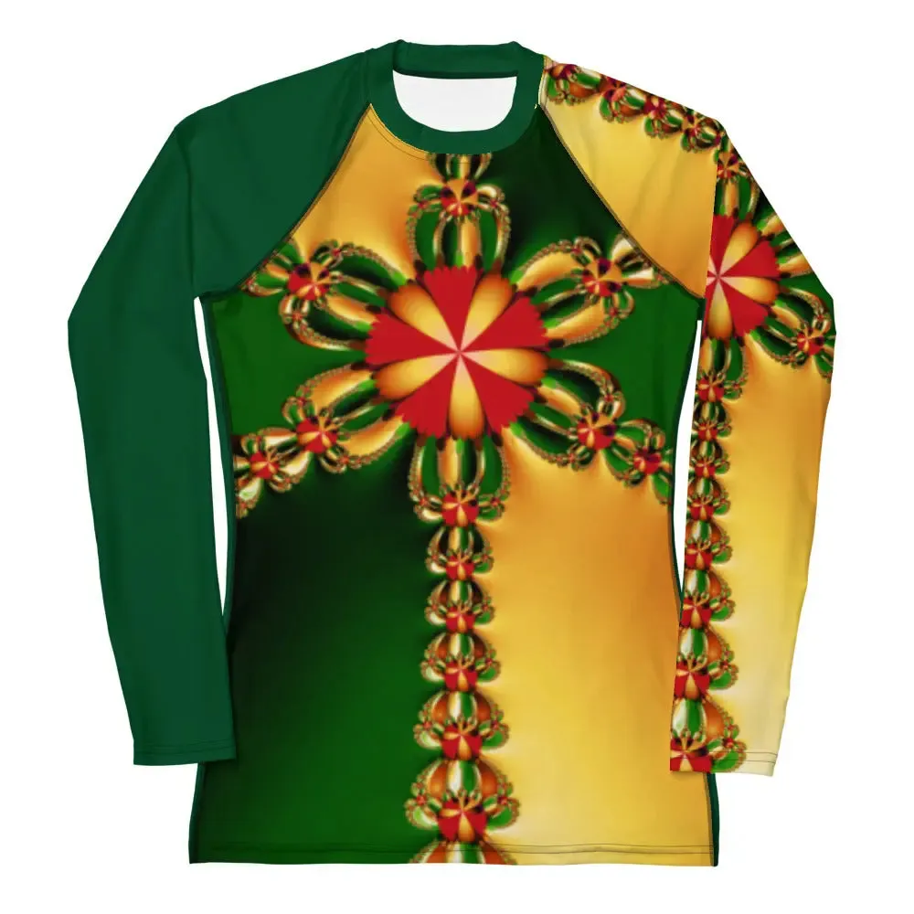 "Happy Holidays" Collection - Women's Rash Guard
