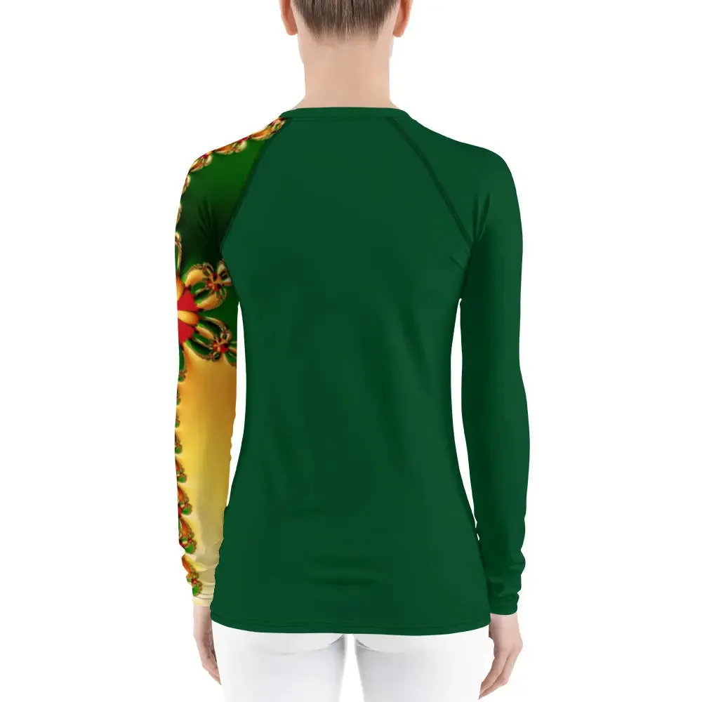 "Happy Holidays" Collection - Women's Rash Guard