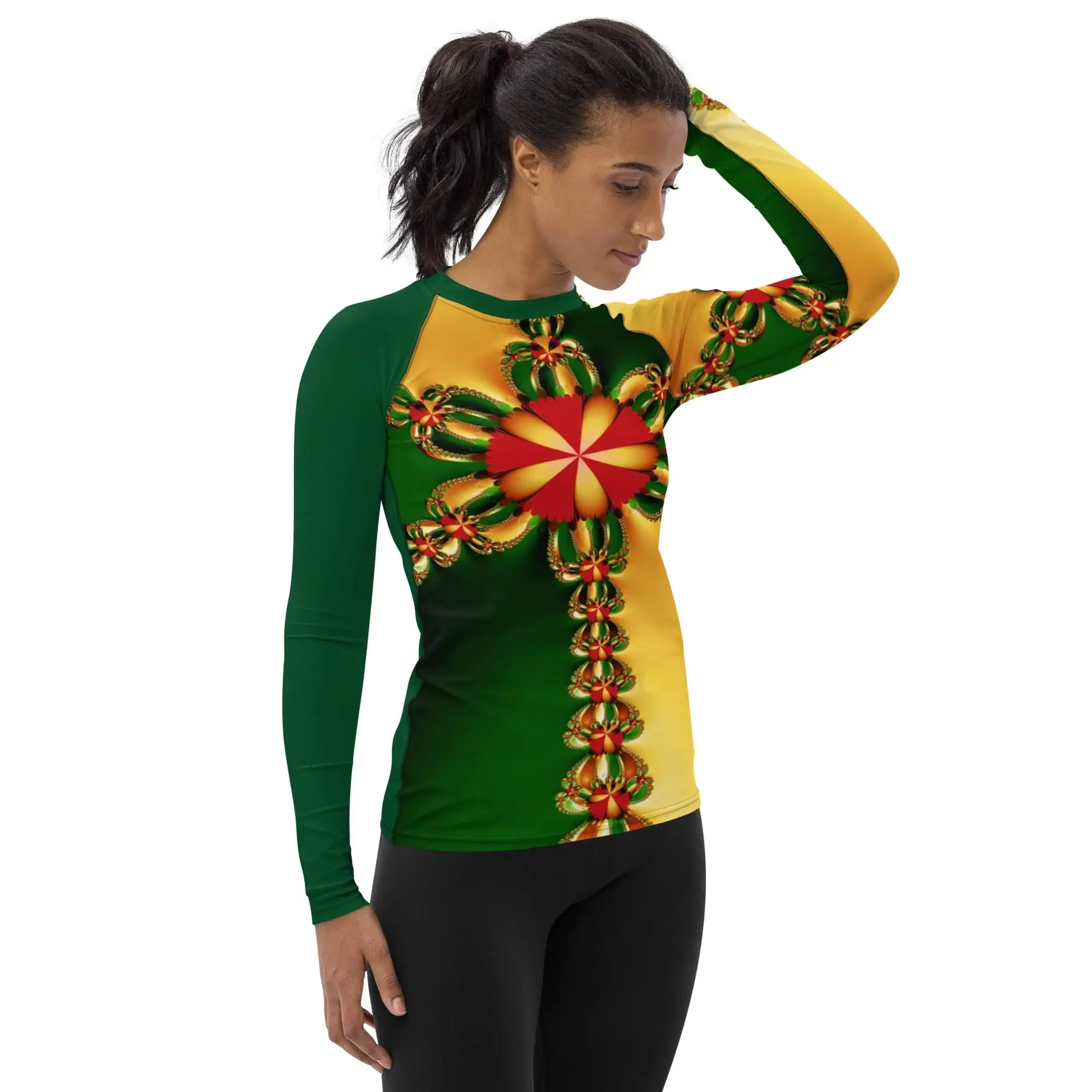 "Happy Holidays" Collection - Women's Rash Guard