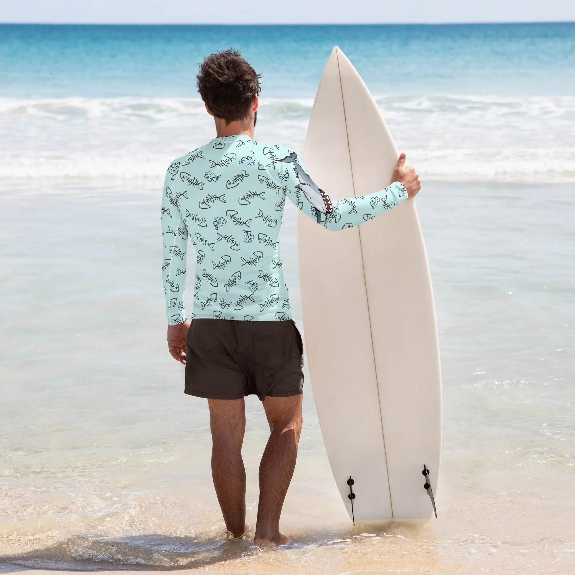 "Smiling Seas" Collection - Men's Rash Guard