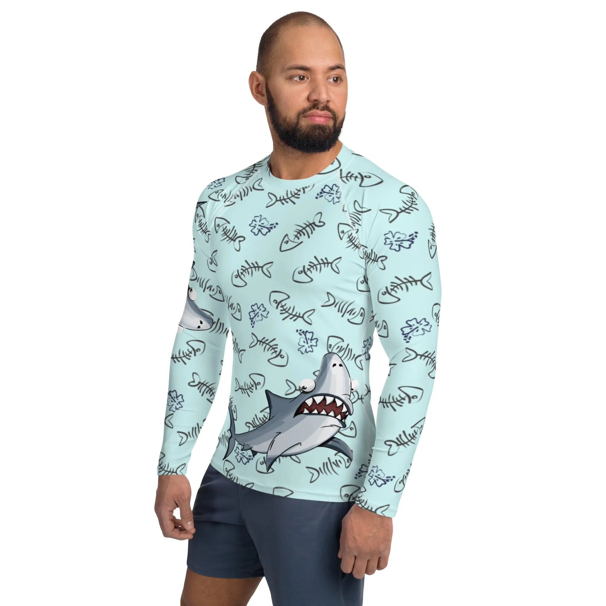 "Smiling Seas" Collection - Men's Rash Guard