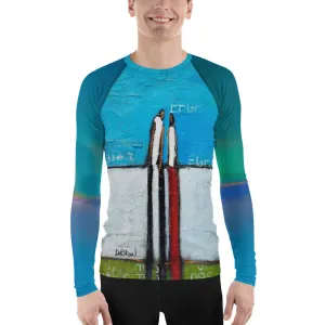 Romance series Men's Rash Guard