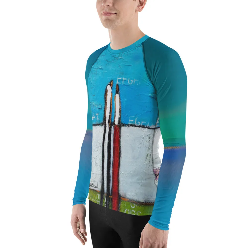 Romance series Men's Rash Guard
