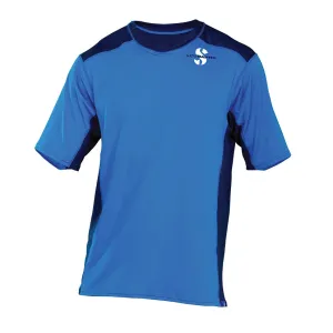 ScubaPro Aegean Rash Guard Mens, C-Flow, Short Sleeve (UPF50)- Blue