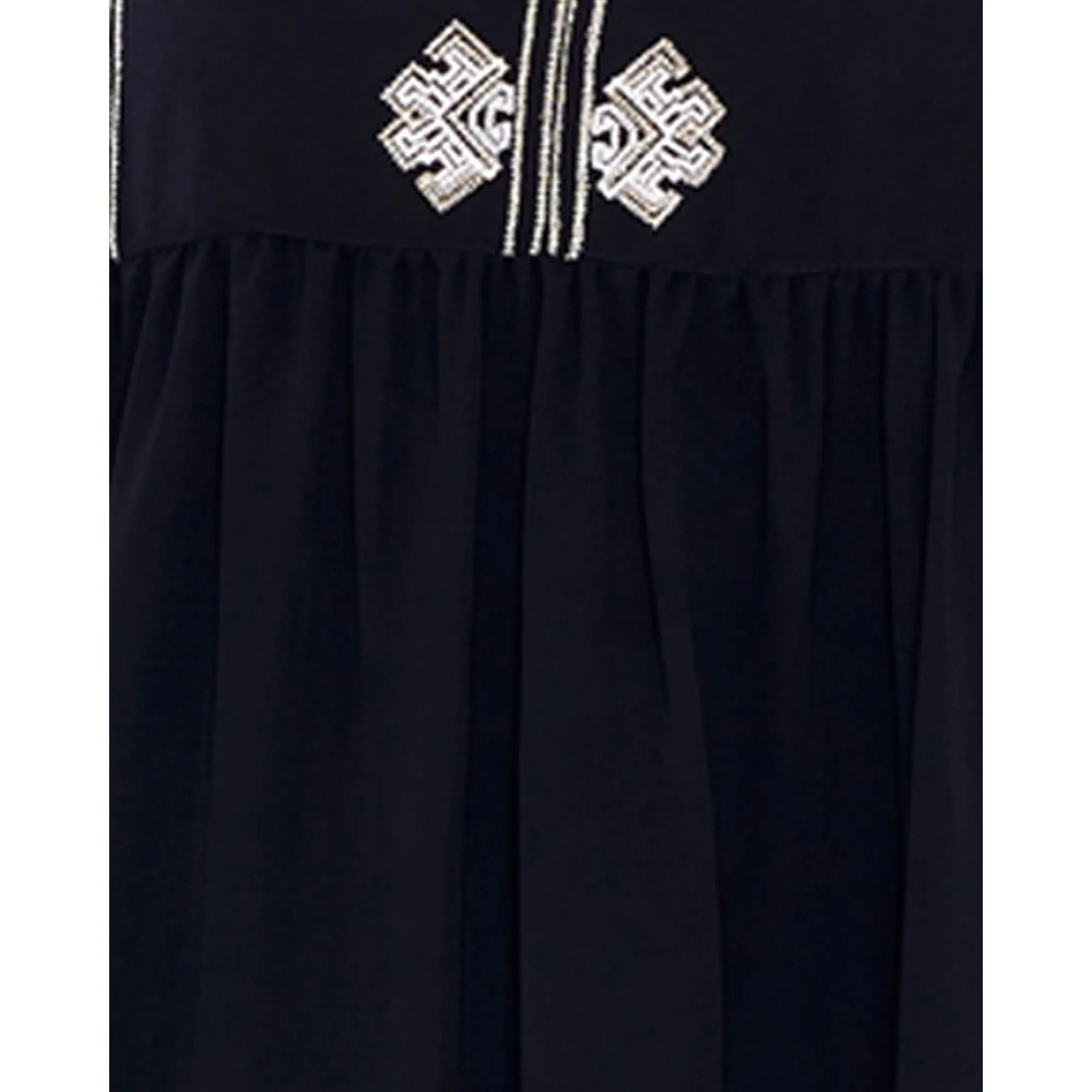 Shore Leave Embroidered Short Beach Dress