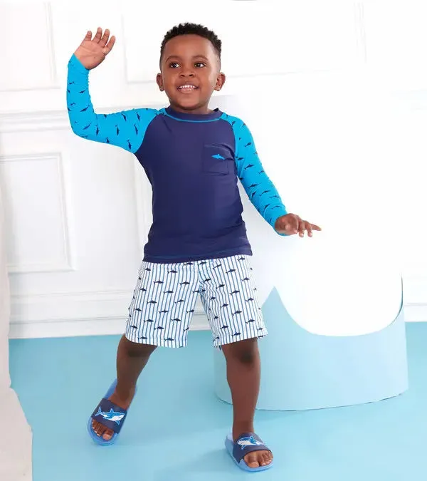 Silhouette Sharks Board Shorts | Hatley