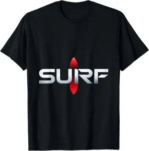 Surf Surfing Surfer Wave Beach Ocean Adventure T-Shirt