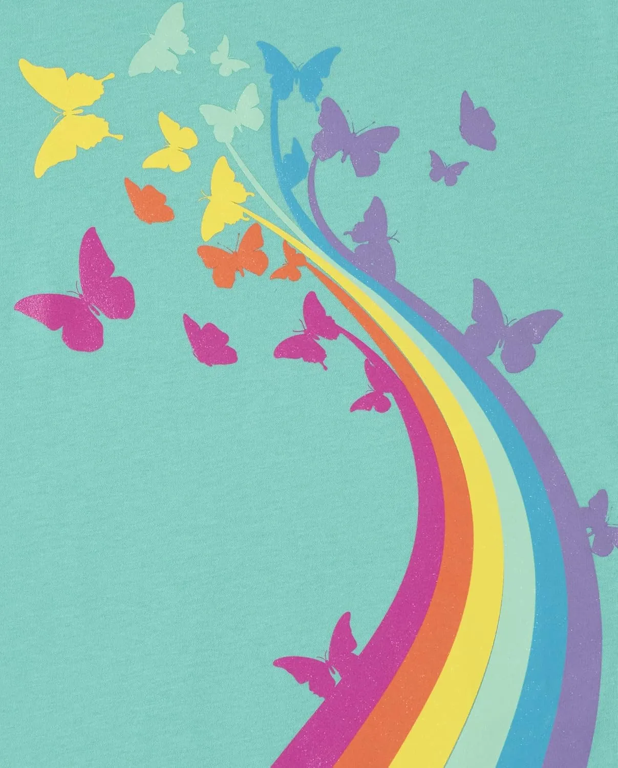 The Children's Place Girls' Butterfly Short Sleeve Graphic T-Shirts, Multipack