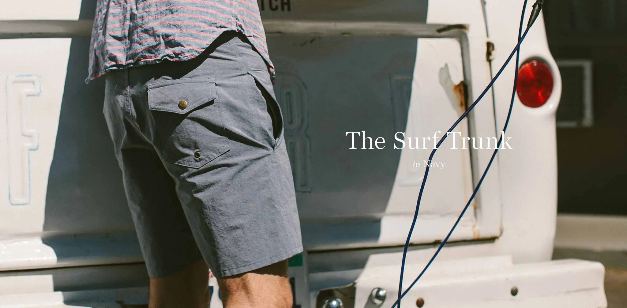 The Surf Trunk in Navy