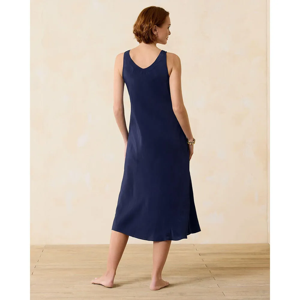 Tommy Bahama Calypso Crepe Bias Dress Cover Up - Mare Navy*