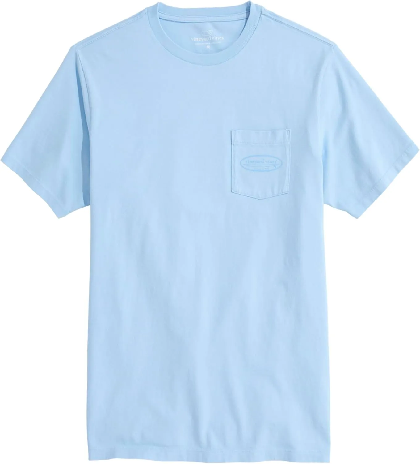 vineyard vines Men's Drift Dye Outlined Surf Logo Short-Sleeve Pocket Tee